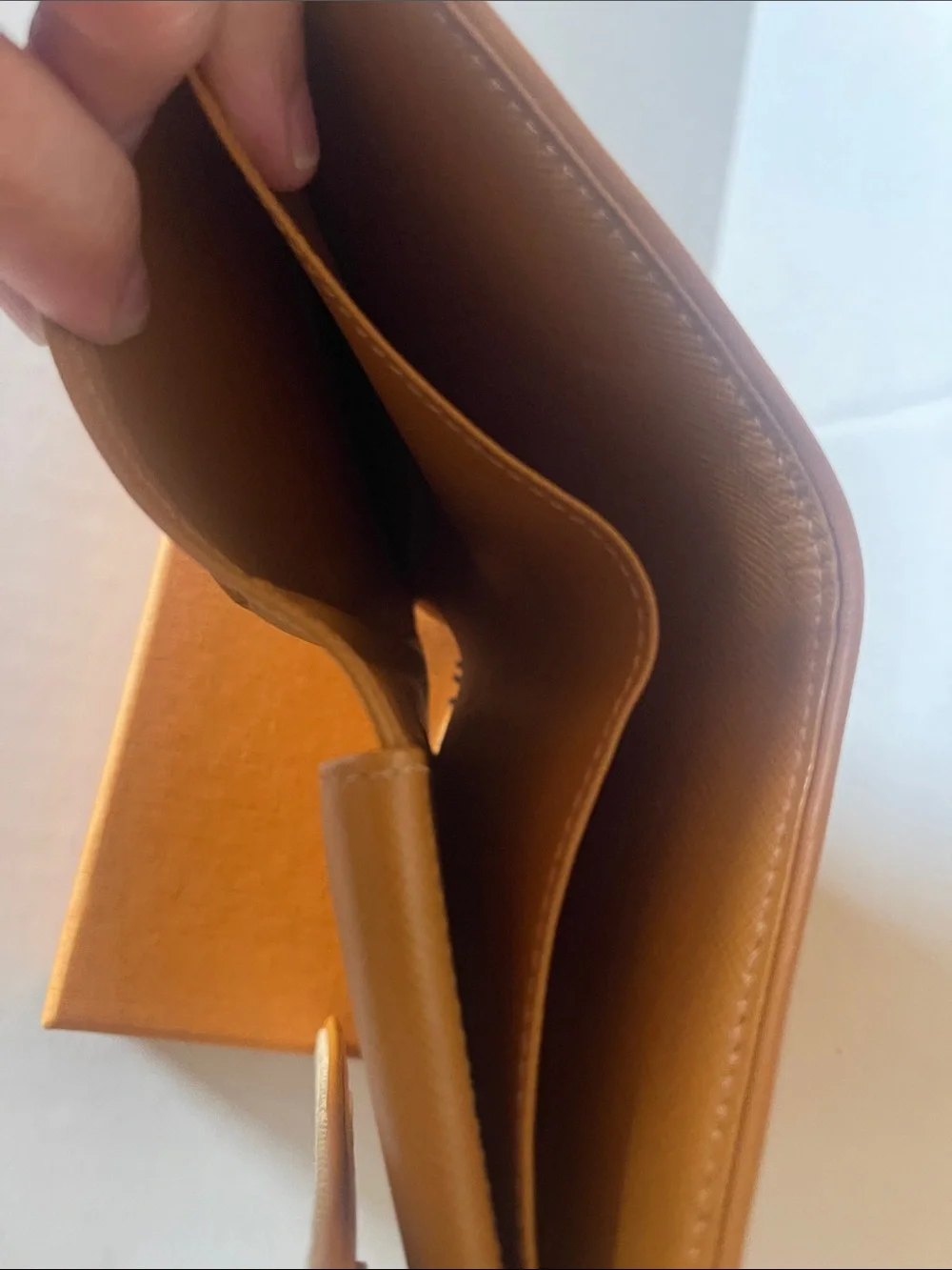 Louis Vuitton Tan Monogram Canvas Card Holder